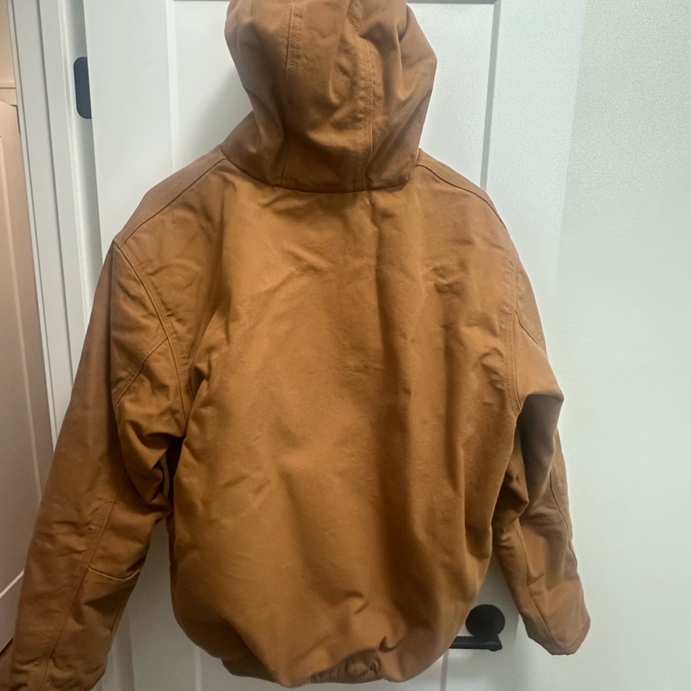 Carhartt J130 Sandstone Duck Active Jacket (Loose Fit, Size L) Rarely Warn - Picture 2 of 3